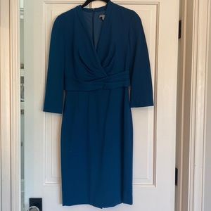 Nordstrom brand Classiques Entier teal dress size 2